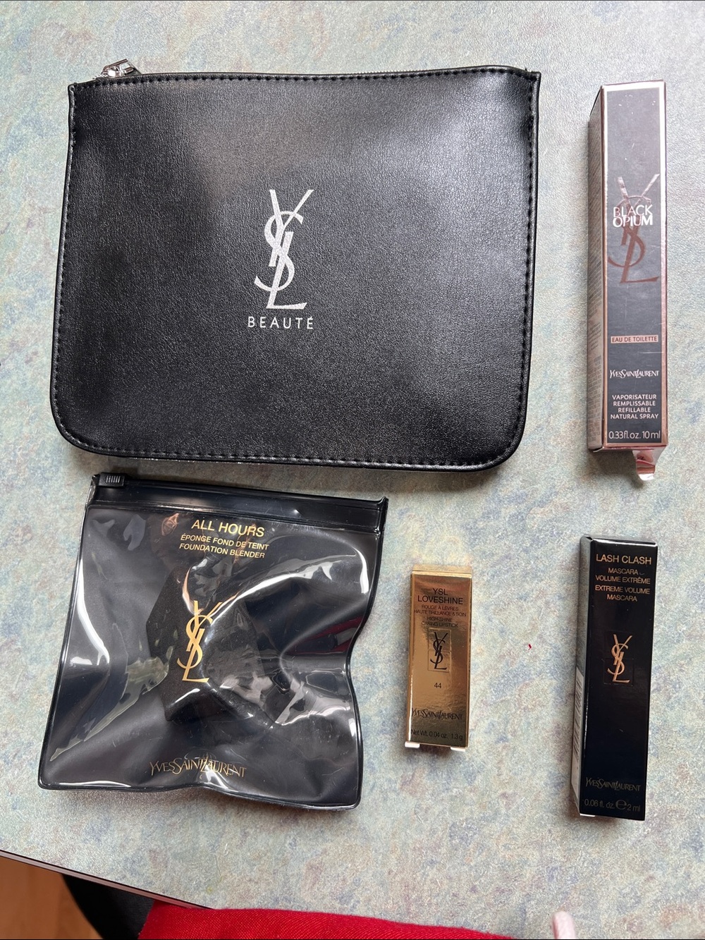 Yves Saint Laurent travel makeup bundle